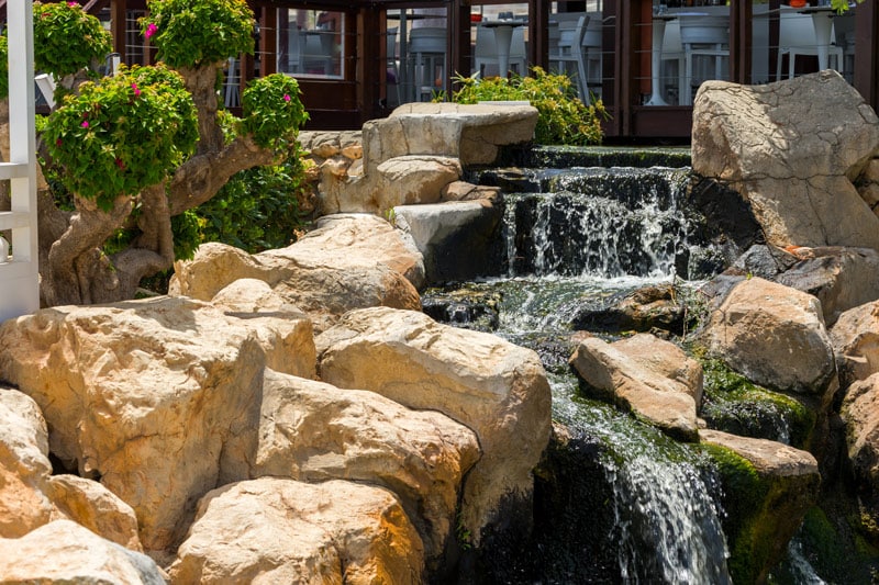 water feature, waterfall home landscaping 