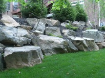 stone boulders evansville in