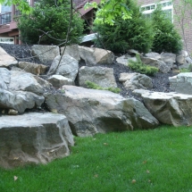 stone boulders evansville in