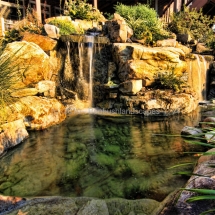 waterfall landscaping design evansville