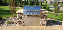 built in grills / outdoor kitchen installation evansville Indiana