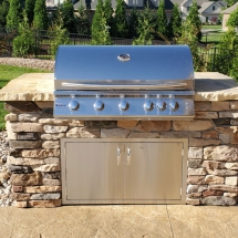 built in grills / outdoor kitchen installation evansville Indiana