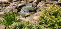 Backyard waterfall Evansville Indiana by Ben Bush Landscapes