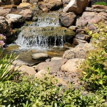 Backyard waterfall Evansville Indiana by Ben Bush Landscapes