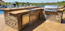 outdoor kitchen